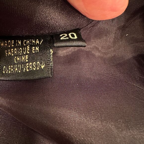 Dana Buchman Blazer Womens Silk Feather Trim  Jacket Velvet Buttons Long Sleeves - Picture 7 of 15